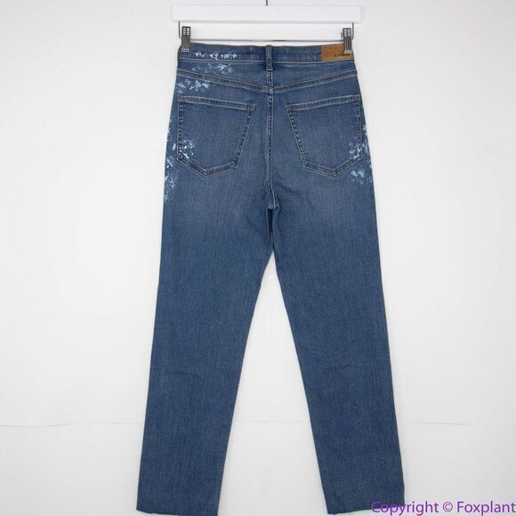 NEW‎ Express splatter jeans, 2S (2 short) - Picture 6 of 16